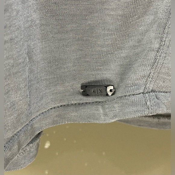 A|X ARMANI EXCHANGE Gray Long sleeve Women’s Medium Top - Picture 6 of 8